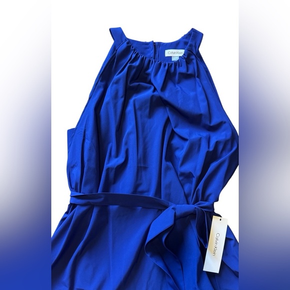 CALVIN KLEIN  halter neck , sleeveless dress size 14 NWT - Picture 4 of 10
